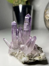 Natural Vera Cruz Amethyst Cluster Crystal Specimen From Mexico