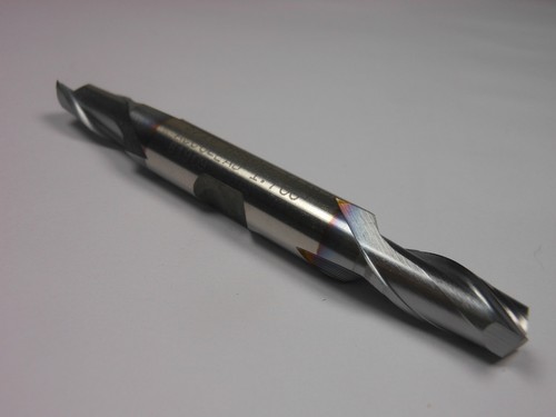 BRUBAKER Cobalt Double End Mill 5/16" 2FL TiCN 3/8" x 9/16" x 3-1/8"
