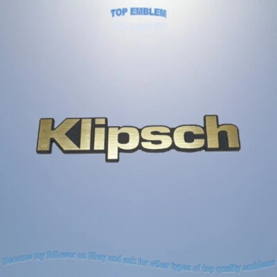 KLIPSCH Emblem Brusch Badge Logo Aufkleber Stickerschild Ersatzaufkleber