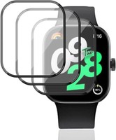 3X 3D Schutzglas FüR Xiaomi Redmi Watch 4 Hartglas Display Full Screen