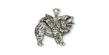 Chow Chow Angel Pendant Jewelry Sterling Silver Handmade Dog Pendant C01-AP