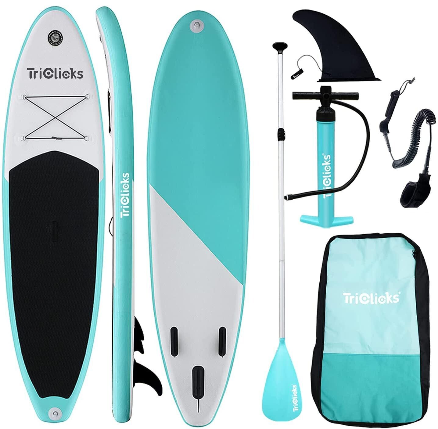 Details zu  Surfboard Stand Up Paddle SUP Board Paddelboard Paddling aufblasbar 300 cm Niedriger Preis