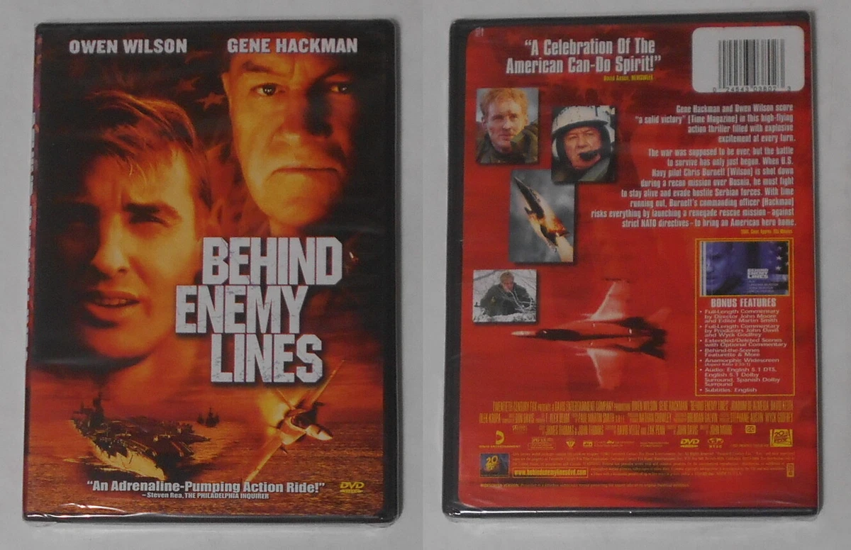 Behind Enemy Lines movie Owen Wilson Gene Hackman sealed U.S. dvd