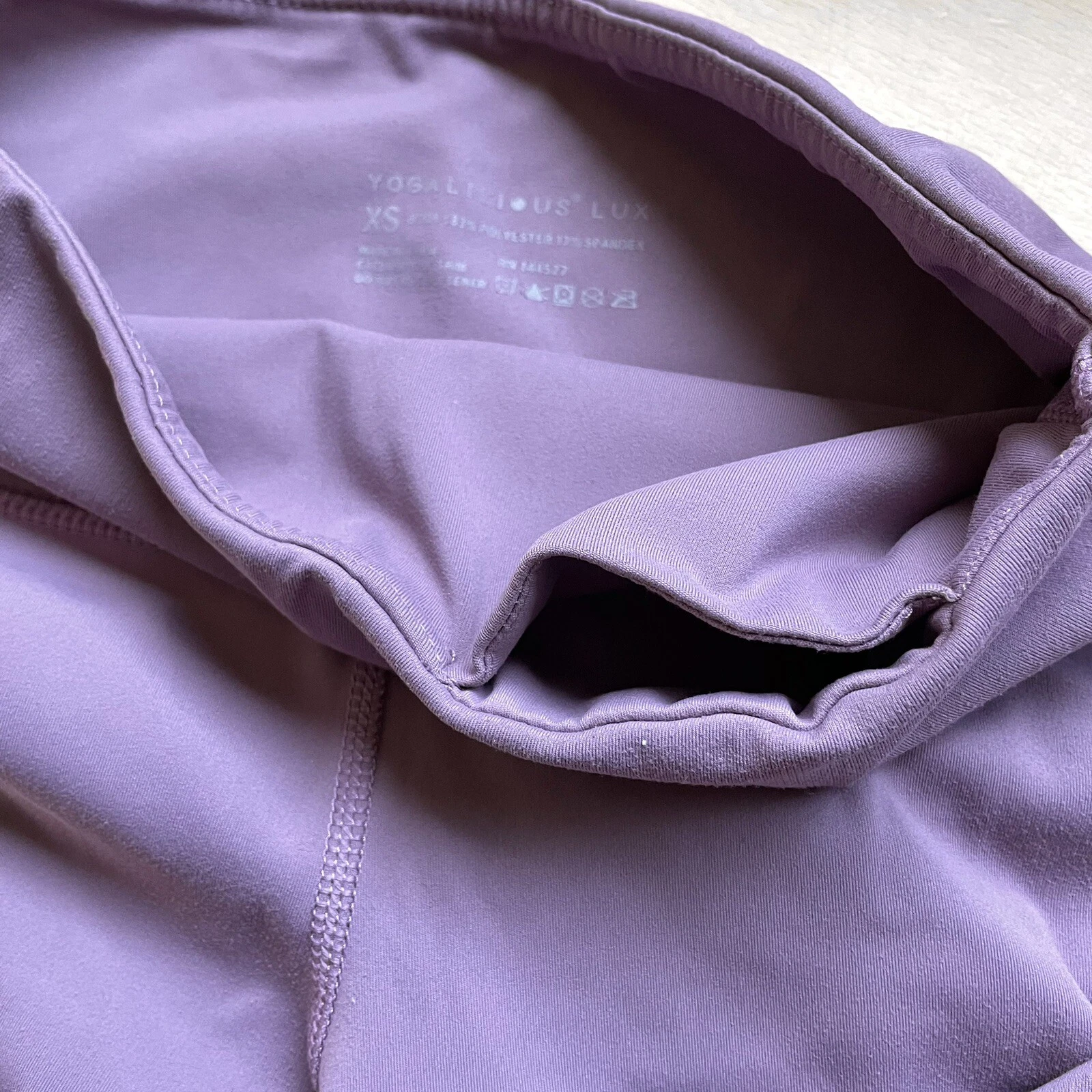 yogalicious dusty mauve full length ankle leggings