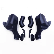 For Kawasaki ZZR400 1993 94 95 - 2007 Black Ram Air Intake Tube Cover Duct Set