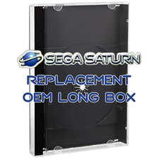 Sega Saturn, Sega CD PS1 Long Box Longbox Game Case - New - US Seller