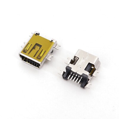 10Pcs Mini USB Type B Female 5-Pin ShenBoard SMT Socket Solder Jack Connector