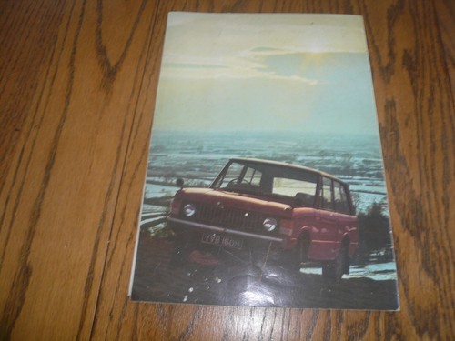 Range Rover 1972 de Land Rover folleto de ventas con carta de cliente - vintage - Imagen 10 de 10
