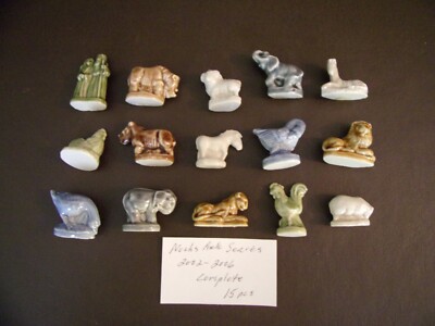 Noah's Ark Series Red Rose Tea Figurines Complete Set 15 Pieces