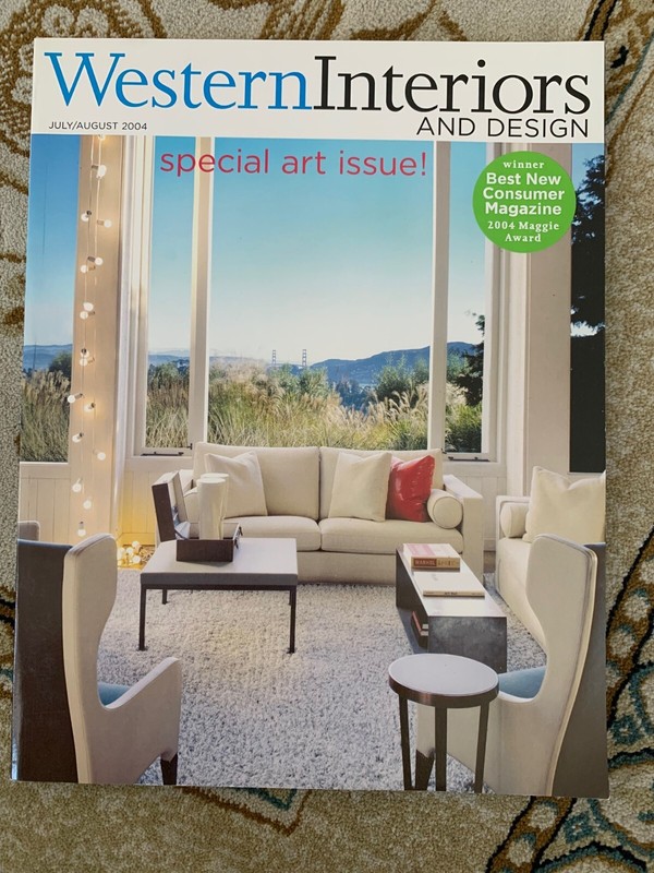 Western Interiors and Design Magazine July/August 2004 Special Art Issue