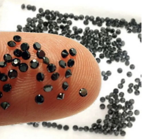 HOT! Cute Genuine natural Black Diamond 2.5mm round sterling silver studs π - Picture 7 of 7