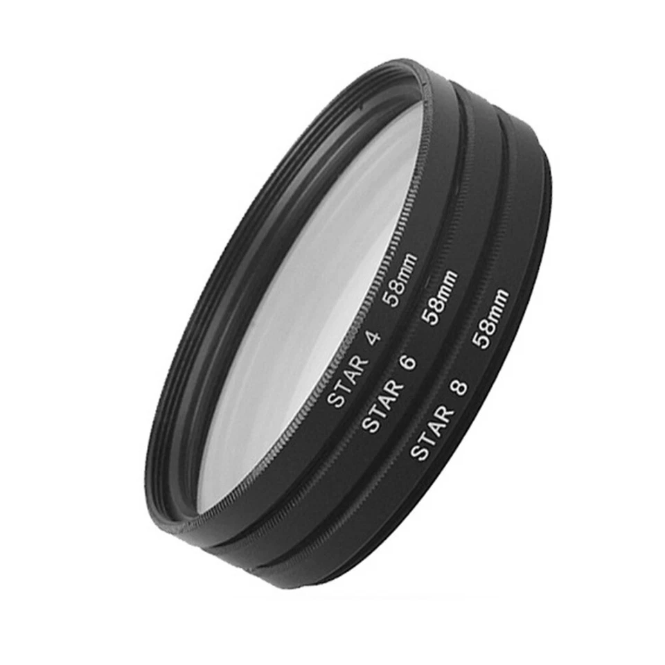 95mm 105mm Star Line Star Filter 4 6 8 Piont Camera Filter For Canon Nikon Sony - Image 4 of 4