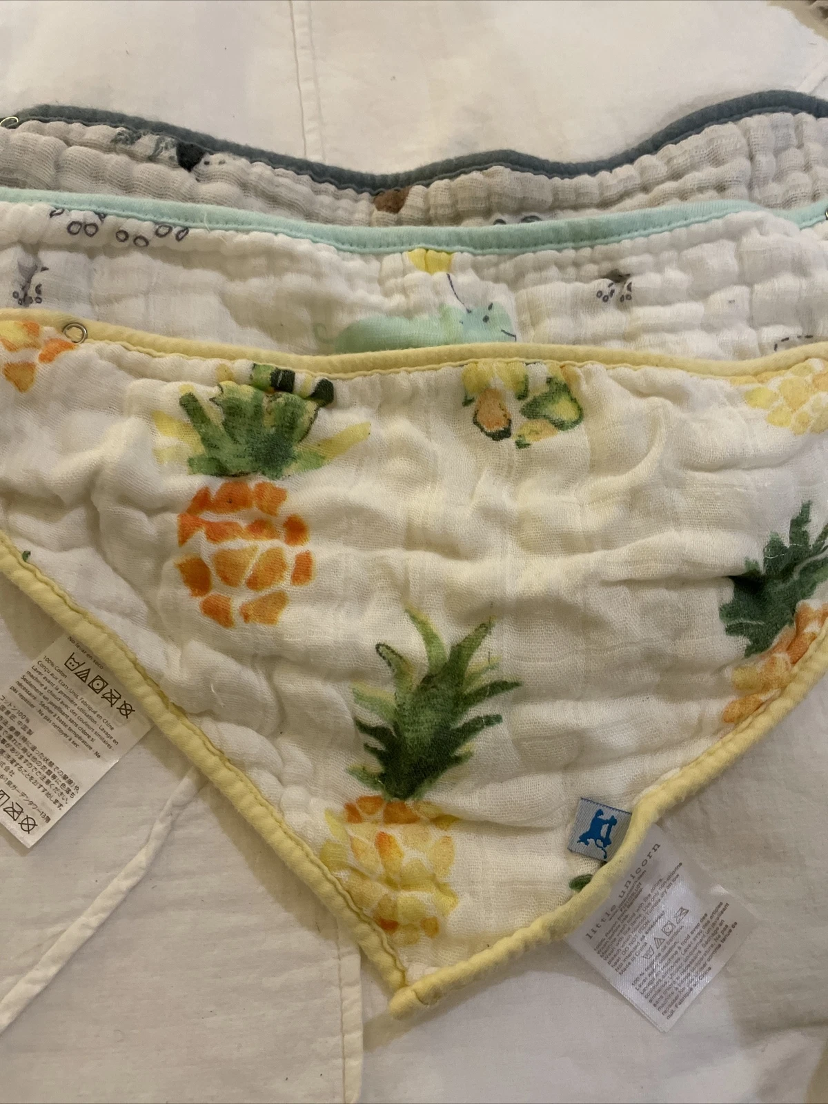 Little Unicorn Muslin Bandana Bib