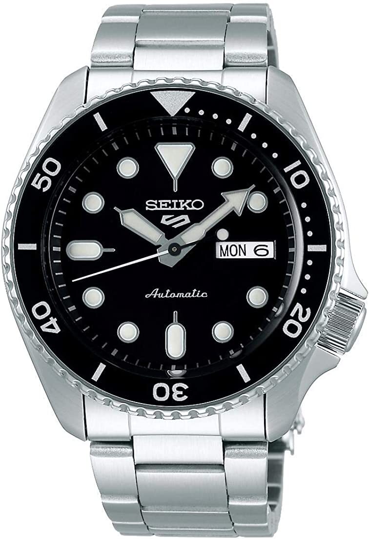 SEIKO SBSA225　ダイバーズウォッチ ブラック Seiko SBSA225 5SPORTS SKX Sports Style Mechanical Men's Metal Band