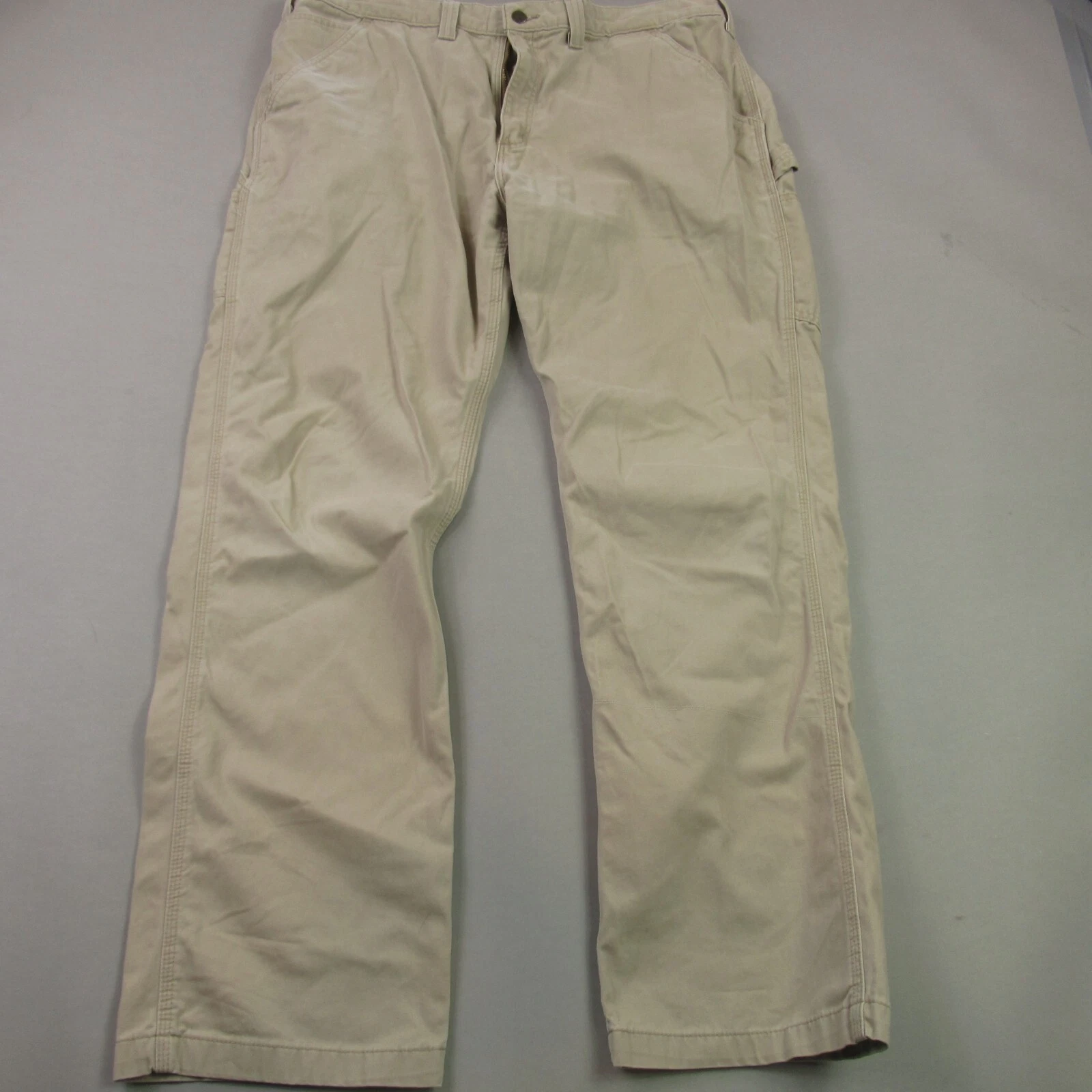 Carhartt Pants Mens 40X33 Casual Pocket Outdoors Straight Cargo Dungaree