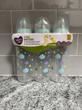 Parents Choice Anti-Colic Baby Bottles 9 oz Slow Flow Nipples - 3 Pack