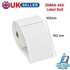 ETIKETTEN THERMO ZEBRA DIRECT ROYAL MAIL 4X6" DRUCKER 100X150MM KOMPATIBEL ROLLEN