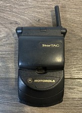 Vintage Motorla StarTAC Black Flip Cellular Phone st868w - READ DESCRIPTION 