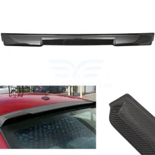 Carbon Fiber Rear Window Visor Roof Spoiler Fits Dodge Charger 2011-2021 Black
