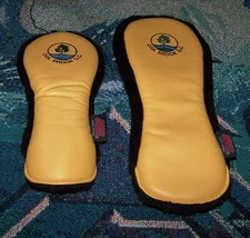 NEW AM&E 3 5 Fairway Wood & Hybrid Rescue Head Covers OAK BROOK GOLF CLUB Yellow