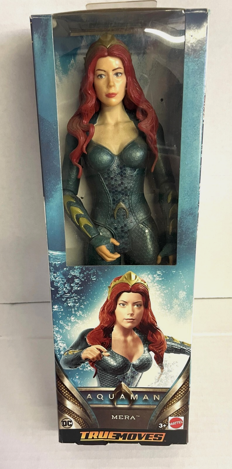 2018 MATTEL Truemoves DC Comics Aquaman Mera Action Figure New in Box (303747)