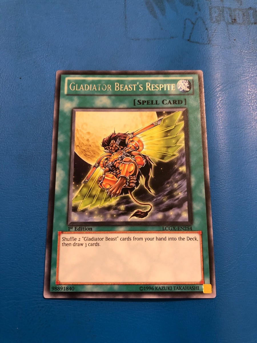 Yu-Gi-Oh! Gladiator Beast's Respite Card - LCGX-EN254 Rare 1st Edition - View #4