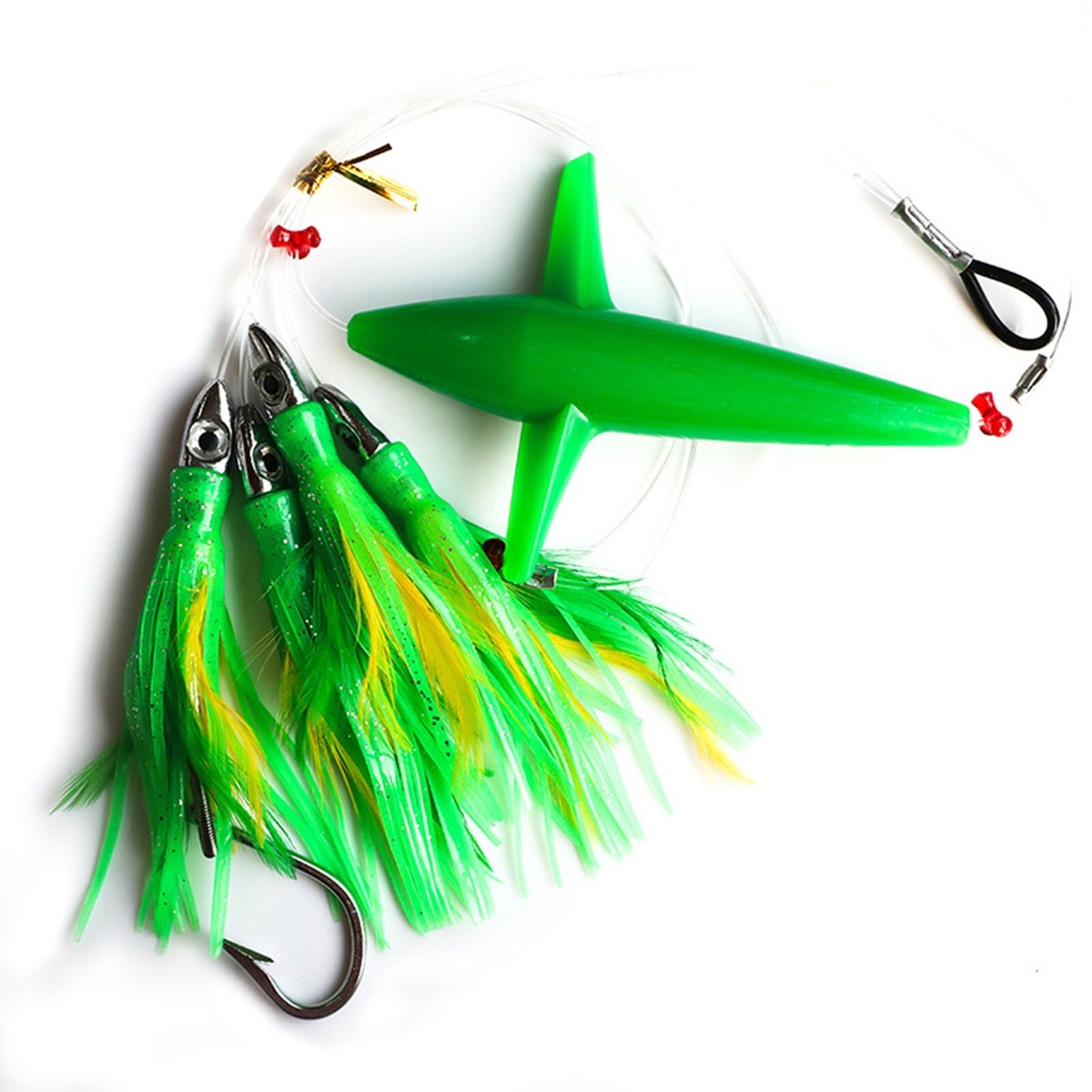 Leurre De Pêche Au Thon – Traîne à Plumes – Jupe Colorée – 1 Pièce