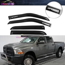 For 09-24 Ram 1500 10-25 Ram 2500 3500 Crew Cab Mega Cab Window Visor Guard Vent