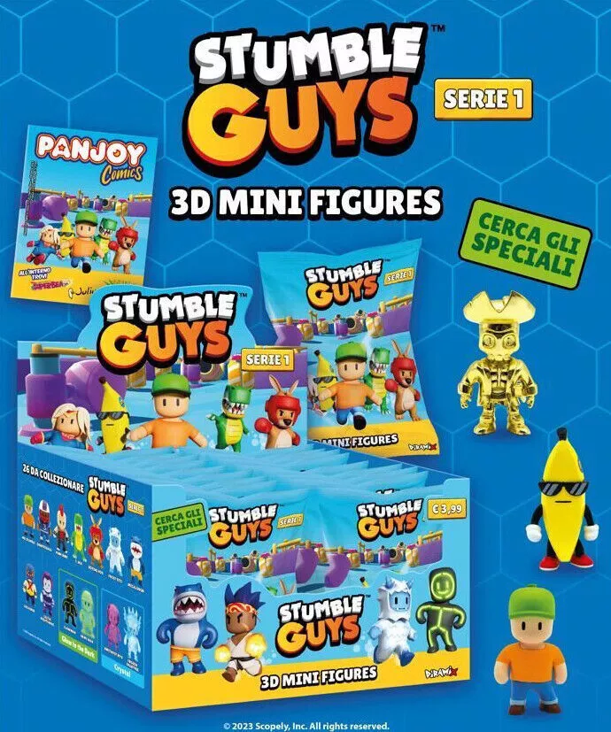 16pcs/set Stumble Guys Series Mini Action Figures Jogo