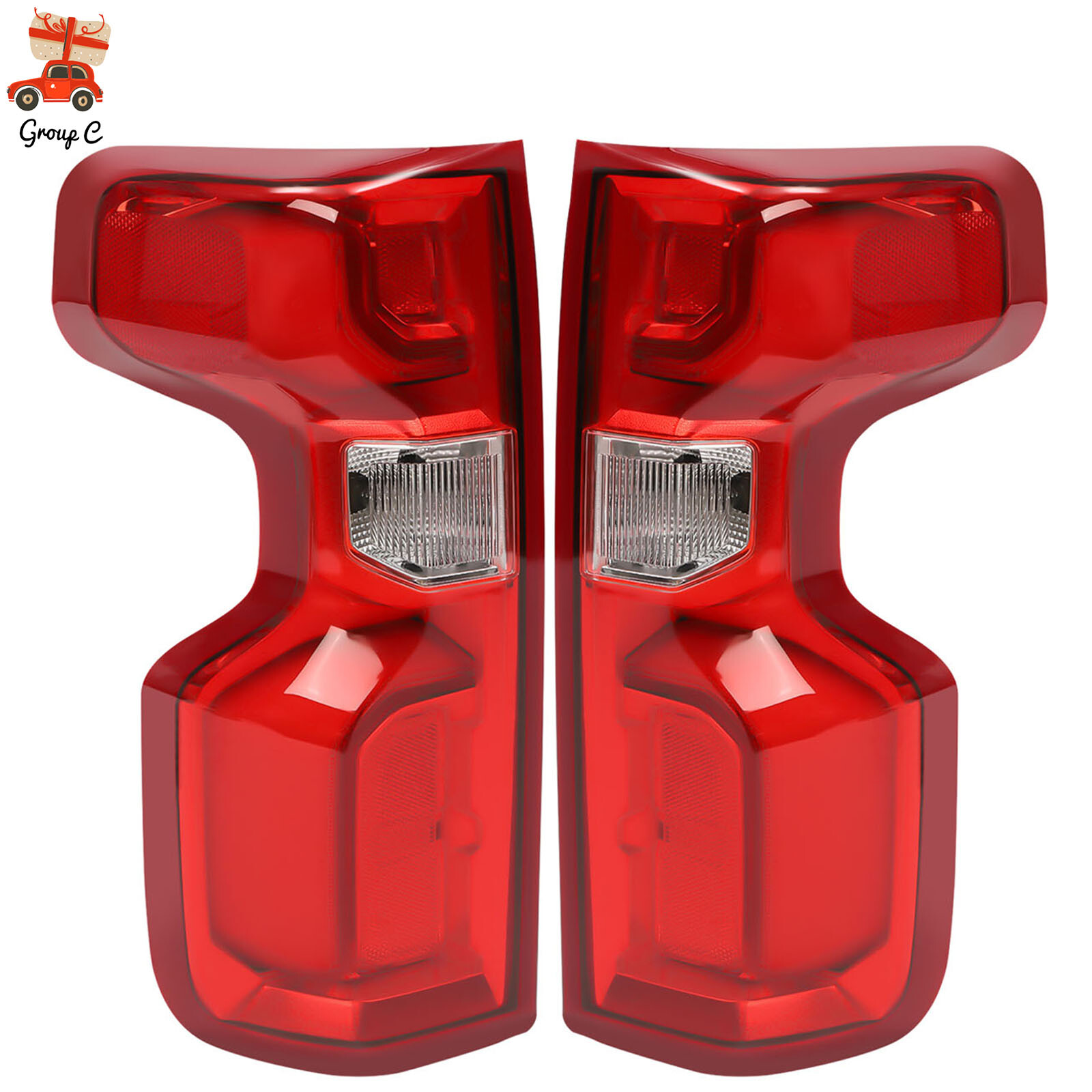 L+R LED Tail Lights Rear Brake Lamps Pair For 2019-2021 Chevy Silverado 1500 OEM