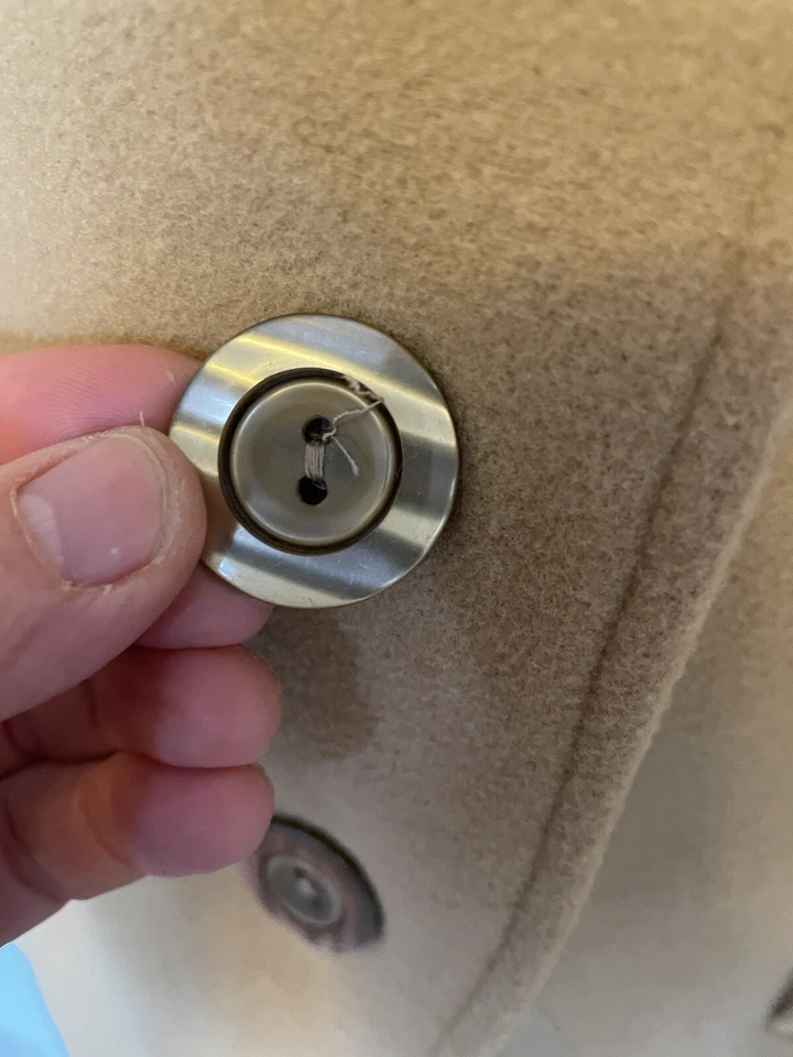 Tribal Button Blazer Jacket brown sz 12 petite with matching shirt - Image 3 of 4