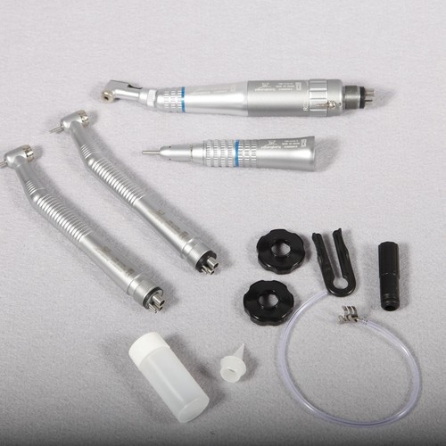 Unidad de turbina dental portátil que funciona con kit de piezas de mano de alta y baja velocidad 4 orificios - Imagen 6 de 11