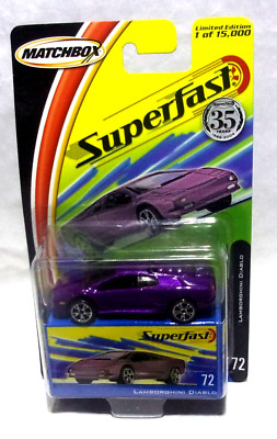 MK Matchbox - 2004 USA Superfast - #72 Lamborghini Diablo - Purple