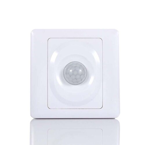 220V Automatic Infrared PIR Body Motion Sensor Switch Wall Mount LED Night Light - Picture 1 of 6