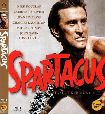 Spartacus Kirk Douglas Jean Simmons Olivier Curtis Ustinov Blu