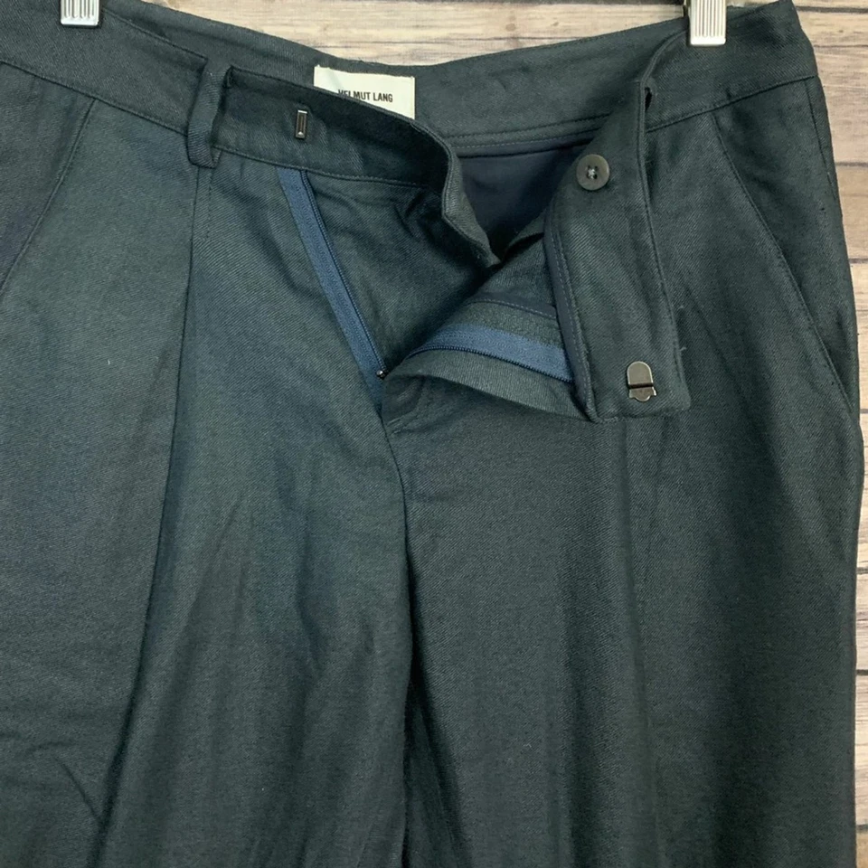 Pantalones plisados cónicos Helmut Lang gris Noa (talla: 2) Foto 4 de 4