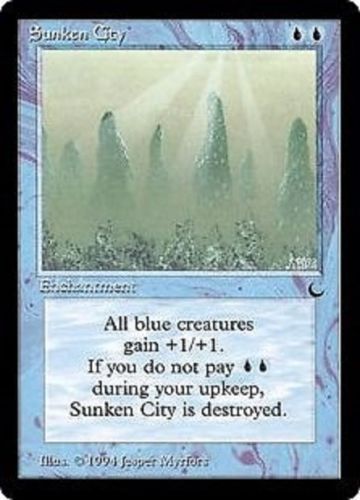 Sunken City  The Dark MtG LP to NM