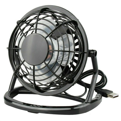 4 INCH Desk Table Mini Fan Personal USB Small Quiet Mini Portable Black - Picture 7 of 12