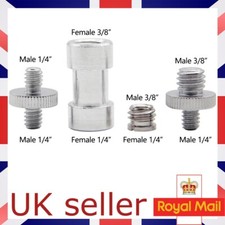 4 Pcs  Camera Tripod  Light Stand Thread Screw Adapter Set Male Female 1/4" 3/8"