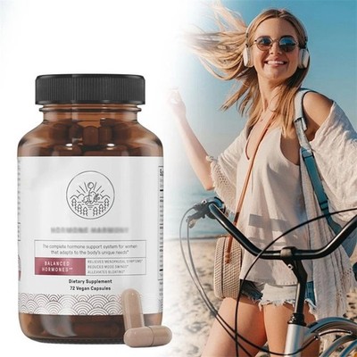 Happy Mammoth Hormone Harmony Natural Hormonal Support for Women 72 Capsules