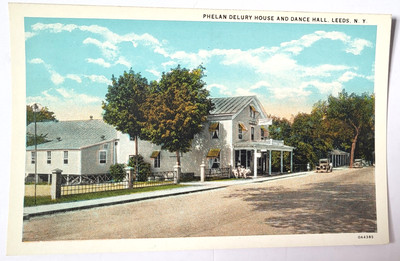 VTG 1930 LEEDS NY Advertising PC Phelan Delury House Brewery  & Dance Hall MINT