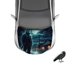 Michael Myers Halloween Horror Hood Wrap Weatherproof Vinyl Car Decal 50" X 65"