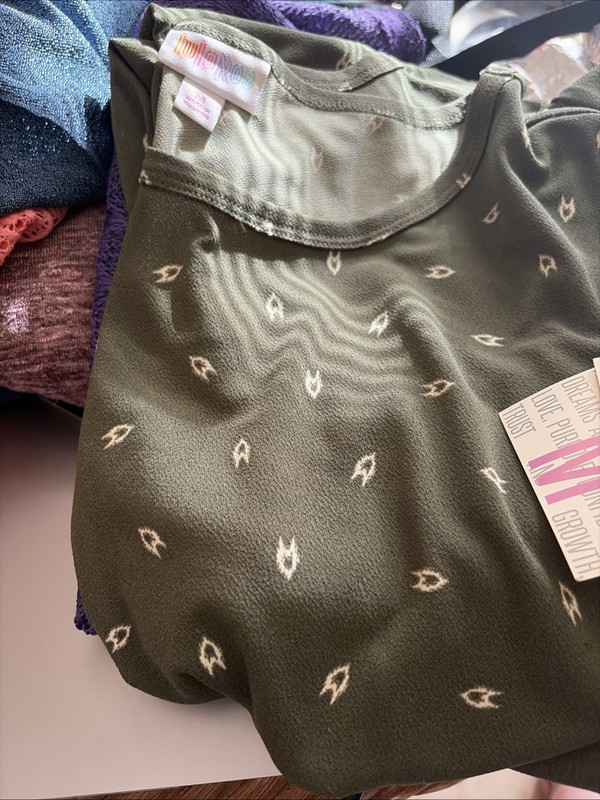 Lularoe Debbie M Olive Green
