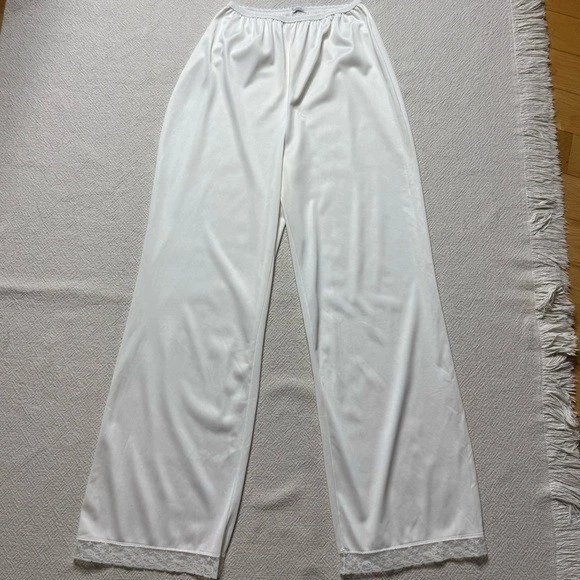 VTG 70s Henson Kickernick Women Ivory White Lace Trim Petti Pants XS - Image 2 of 4