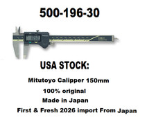 Mitutoyo Japan 500-196-30 150mm/6" Absolute Digital Digimatic Vernier Caliper US
