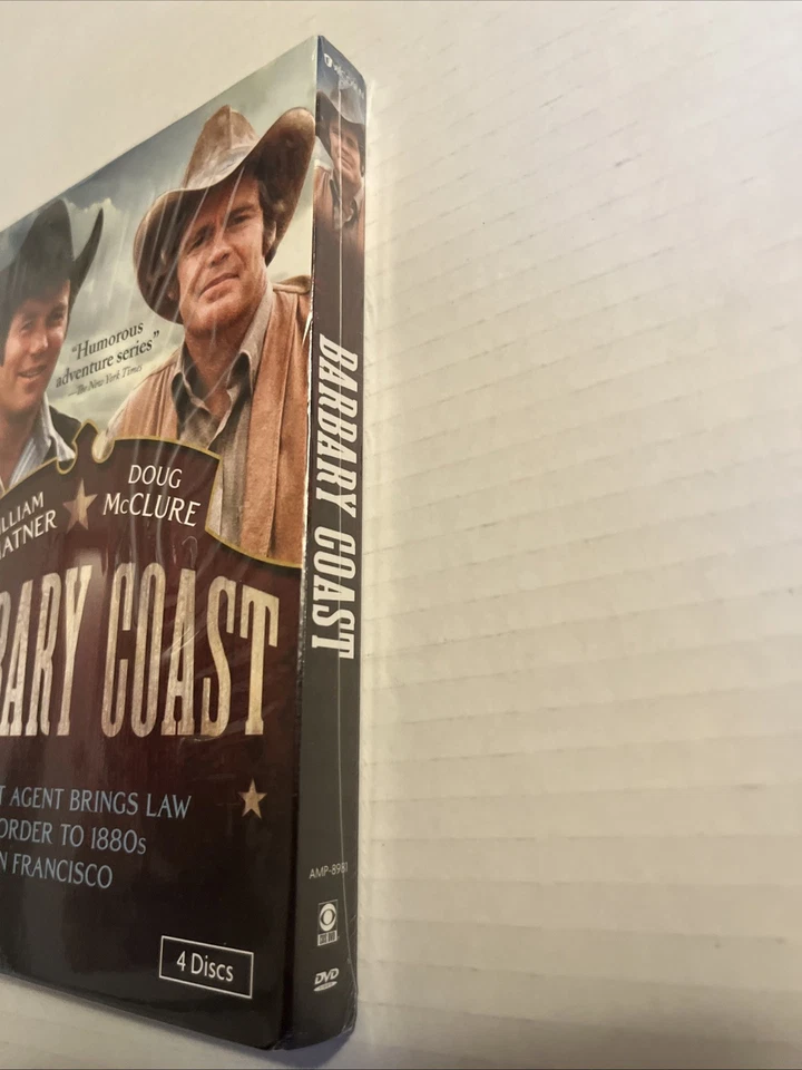 Barbary Coast I William Shatner, Doug McClure ( 4 Disc DVD Set, 1975) Foto 3 de 4