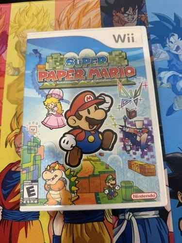 Super Paper Mario (Nintendo Wii, 2007) Tested Working Fast Shipping