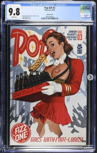 Pop Kill #3, Adam Hughes Variant, CGC 9.8