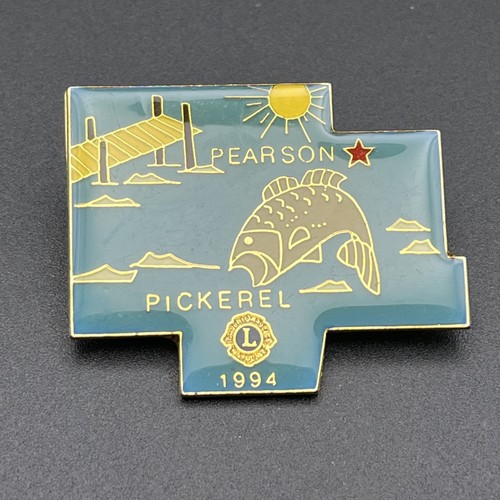 Lions Club Pearson Pickerel 1994 Lapel Hat Pin | eBay