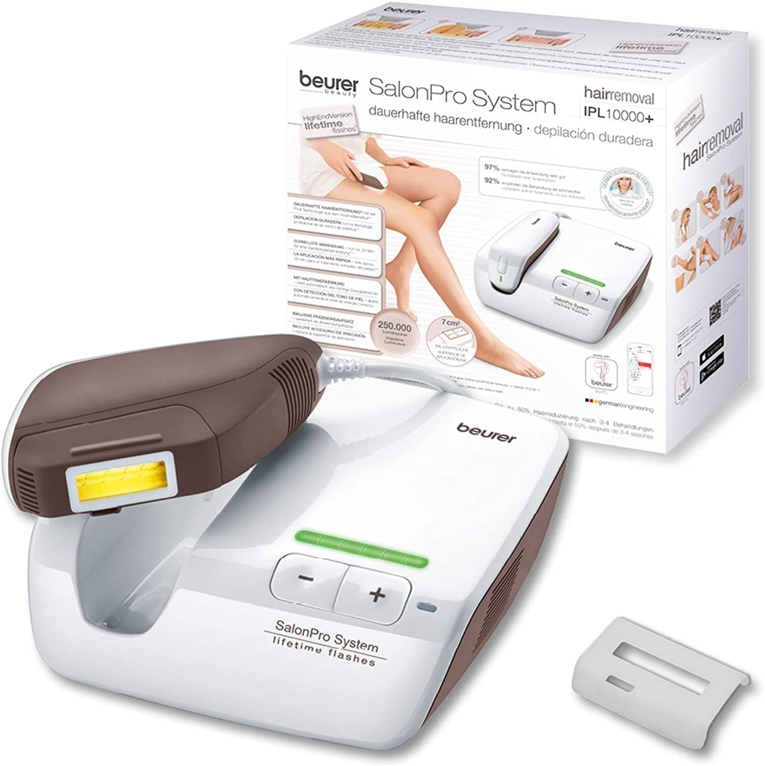 Appareil d'épilation semi-permanente à lumière pulsée IPL 10000 pour femme et homme
